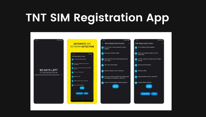 TNT SIM Registration App